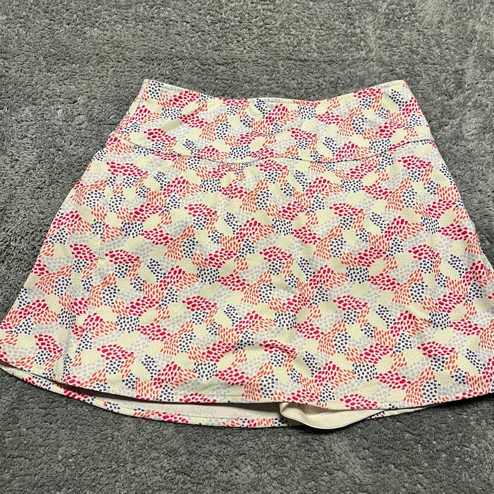 Zero Restriction Skort Skirt Womens Small Geometric Tennis Golf Shorts Lined